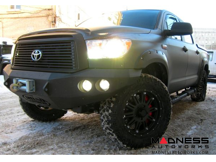 Toyota Tundra Stealth Front Winch Bumper - Texture Black WARN M8000 Or 9.5xp